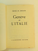 Genève et l'Italie. Henri de Ziegler
