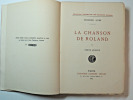 Poème épique du Moyen Âge. La chanson de Roland.  Edmond Aubé.