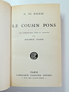 Le cousin Pons