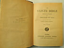 La Sainte Bible, traduite en Français par Lemaistre de Sacy. 2/2 vols. Lemaistre de Sacy