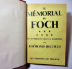 Mémorial de Foch. Mes entretiens avec le Maréchal par Raymond Recouly. Raymond Recouly