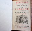 Histoire du Vicomte de Turenne Abbé Raguenet 8 planches de médailles 1738. Abbé Raguenet