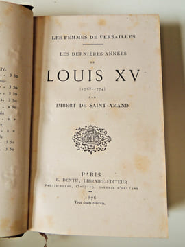 Imbert de Saint-Amand. Les dernières années de Louis XV ( 1768-1774). Imbert de Saint-Amand