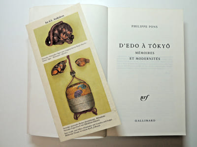 Japon. Philippe PONS. D'Edo à Tokyo mémoires et modernité