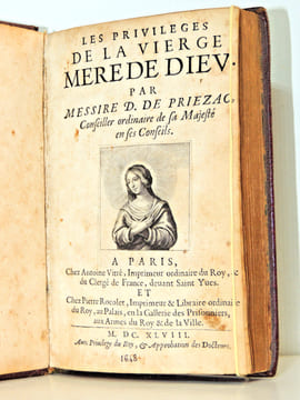 Les privilèges de la Vierge, Mère de Dieu. Messire D. de Priezac