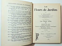 Botanique. A. Guillaumin. Les fleurs de jardin. 64 Planches coloriées