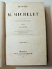 Œuvres de M. Jules Michelet. Histoire universelle 2/2 vols. 1840. EO. Jules Michelet
