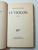 Le violon. Gallimard 1963. Louise de Vilmorin