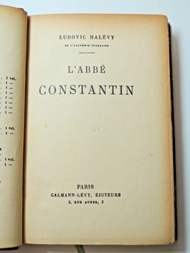 Ludovic Halévy. L'Abbé Constantin. Ludovic Halévy