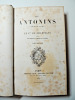 Comte de Champagny. Les Antonins ( Ans de J-C, 69- 180) 3/3 vols. 1863. Jean-Baptiste de Nompère de Champagny