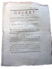 DÉCRET DE LA CONVENTION NATIONALE N° 1750 / an II de la République

Qui fixe le minimum des chevaux en réquisition par canton. 