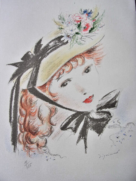 DIGNIMONT / LITHOGRAPHIE ORIGINALE sign&eacute;e par Dignimont au crayon. Andr&eacute; Dignimont