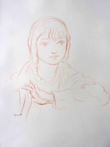 DIGNIMONT / LITHOGRAPHIE signée " Claudia