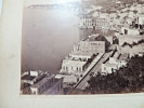 Photo albuminée vers 1900. Italie, vue de Naples ( Napoli posilipo). 