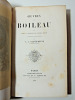 Théatre. Oeuvres de Nicolas Boileau. 1886, jolies gravures sur acier. Nicolas Boileau