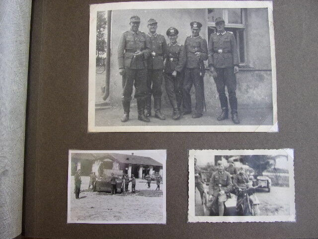 RARE / ALBUM D'UN SOLDAT ALLEMAND / ALBUM FOTO DEUTSCHE SOLDAT 83 photos. 