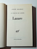 André Malraux. Le miroir des limbes. Lazare. 1974. EO. André Malraux