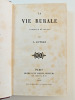Poésie. La vie rurale, tableaux et récits par Joseph Autran. 1856. EO. Joseph Autran