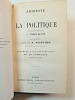 Aristote. La politique Traduction française de Thurot. 1881. Aristote
