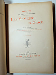 Cartonnage. Paul d'Ivoi " Les voyages excentriques ". Les semeurs de glace