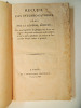 Conspiration Bonaparte. Recueil des interrogatoires subis par le Général Moreau. 