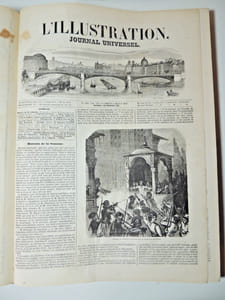 L'Illustration 1847/1848. 1600 dessins de Cham, Bertall, etc..Rare