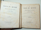 Lot LE TOUR DU MONDE , Nouveau Journal des voyages 1866-1871 (1). M.Edouard Charton