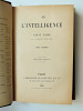 Hippolyte Taine. De l'intelligence. 1895. Traité des sensations, des images. Hippolyte Taine