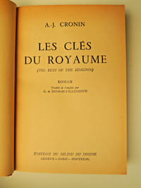 A.J Cronin. Les clés du Royaume