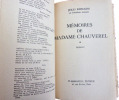 Envoi autographe Jules Romains. Mémoires de Madame Chauverel. 2/2 EO. Jules Romains