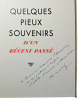 Quelques pieux souvenirs d'un lointain passé

Exemplaire de Maurice Chevalier ( chanteur), dédicacé par l'auteur. 