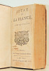 1722. L'Etat de la France. Gouvernements, Ambassadeurs, Bibliothèques, Blasons. 