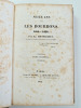 Restauration. Ed. Mennechet. Seize ans sous les Bourbons 1814-1830.Lettres sur la Restauration EO ( rares). Ed. Mennechet