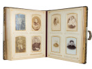 Gros Album 62 photos anciennes Cabinets. Militaires, familles, portraits, 1880. 