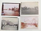 Lot photos anciennes albuminées. Paris, Exposition Universelle de 1900. 