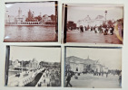 Lot photos anciennes albuminées. Paris, Exposition Universelle de 1900. 