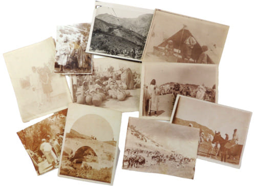 Maroc. Lot photos anciennes Voyage ann&eacute;e 1929, r&eacute;gion de Taza. 