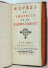 1755. Voyage à Encausse en Gascogne de Chapelle et de Bachaumont + oeuvres . Chapelle et de Bachaumont