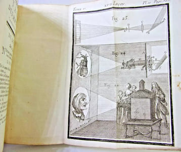 1755. Nollet. Physique expérimentale. Sur la Lumière. 23 planches ( rare)