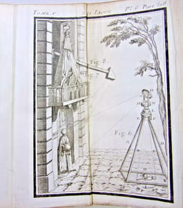 1755. Nollet. Physique expérimentale. Sur la Lumière. 23 planches ( rare)