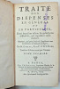 Maurice Collet. Traité des dispenses, en général et en particulier, dans lequel on résout les principales difficultés qui regardent cette matière.. ...