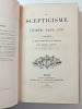 Philosophie. Émile Saisset. Le scepticisme. Aenéside - Pascal -Kant.  Émile Saisset