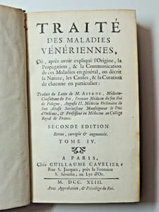 1774. Astruc. Causes, diagnostics & pronostics des maladies vénériennes.