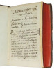 Livre manuscrit XVIIIe. Histoire des Papes d'Alexandre VI à Clément VIII. Jean-Baptiste Descamps