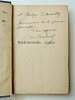 Envoi autographe à Barbey D'Aurevilly. Marcel Prévost. Mademoiselle Jaufre. EO. Marcel Prévost