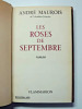 Roman. André Maurois. Les roses de septembre. 1956. EO. André Maurois