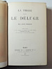 Louis Figuier. La Terre avant le déluge. 1863. EO.. Louis Figuier