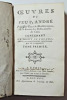 1767. Oeuvres du Père André. Divination géométrie, ame humaine, merveilles Rare.  Père André, Yves-Marie