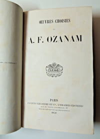 Oeuvres choisies de A.F Ozanam. 1859