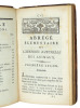 1768. Histoire naturelle des animaux, principes & définitions + planche. 